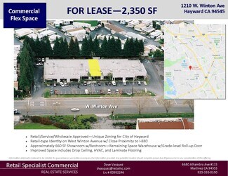 Plus de détails pour 1200-1218 W Winton Ave, Hayward, CA - Local d'activités à louer