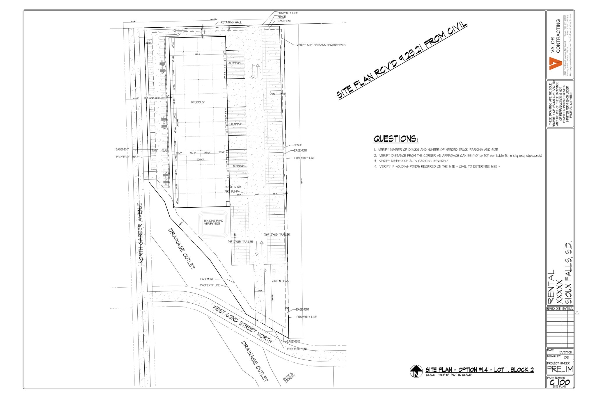 5400 Career, Sioux Falls, SD à louer Plan de site– Image 1 sur 1