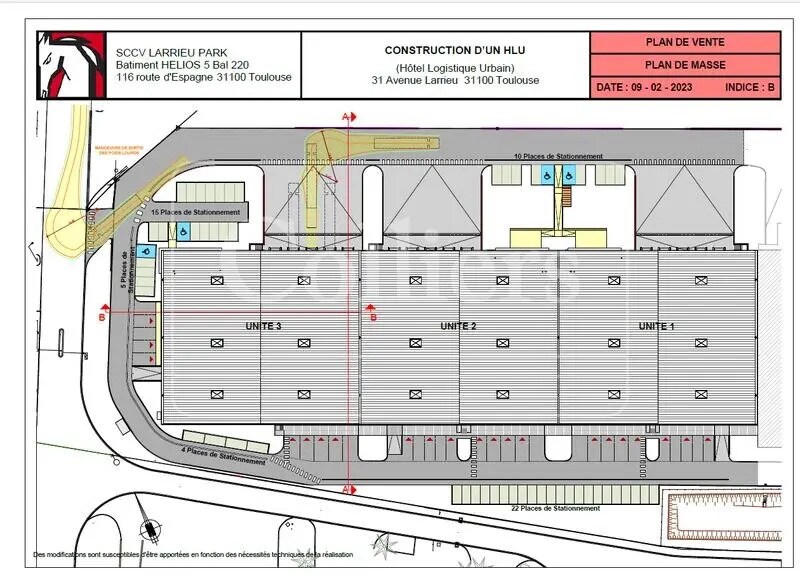 31 Avenue De Larrieu, Toulouse à louer - Plan de site – Image 3 sur 5