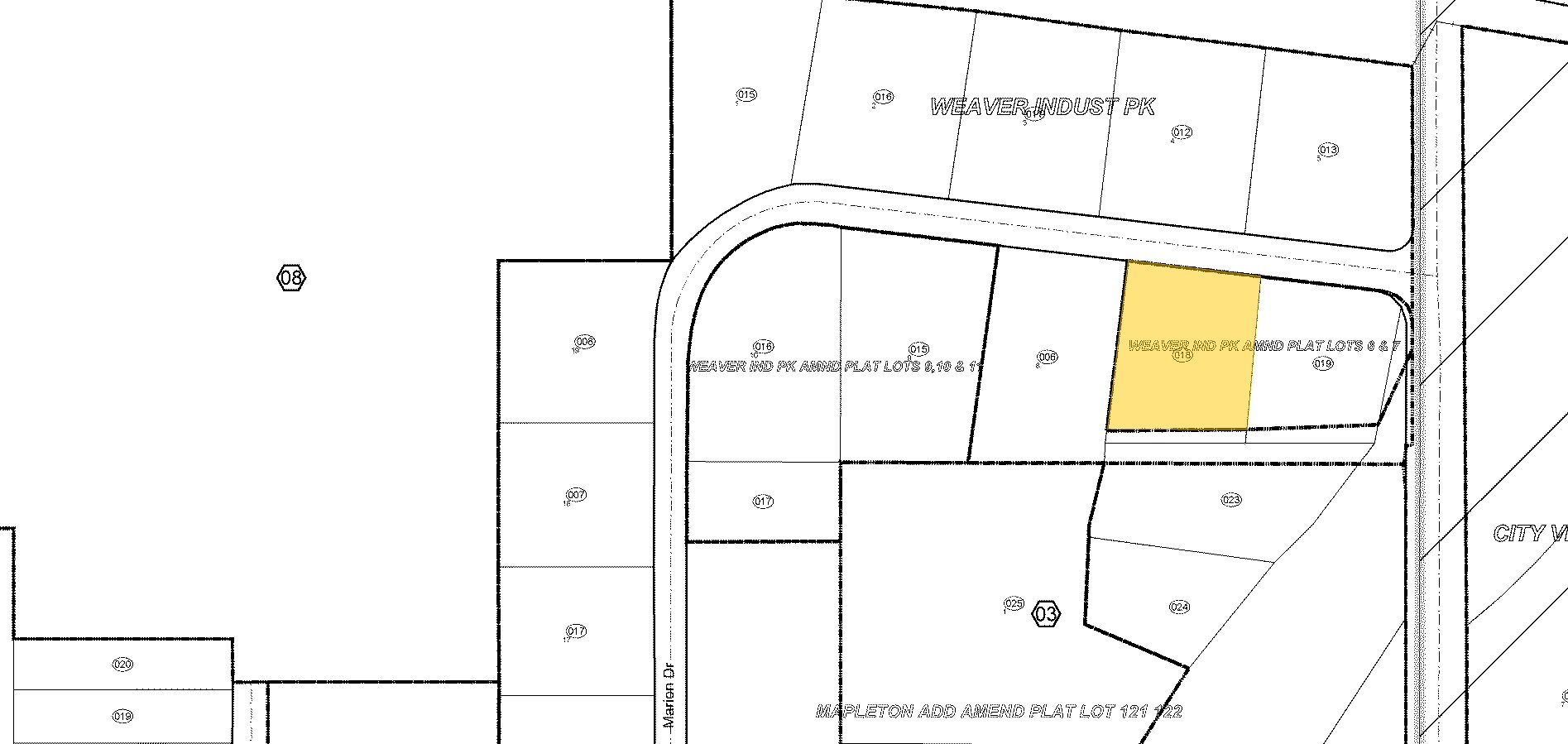 5970 Marion Dr, Denver, CO à louer Plan cadastral– Image 1 sur 2