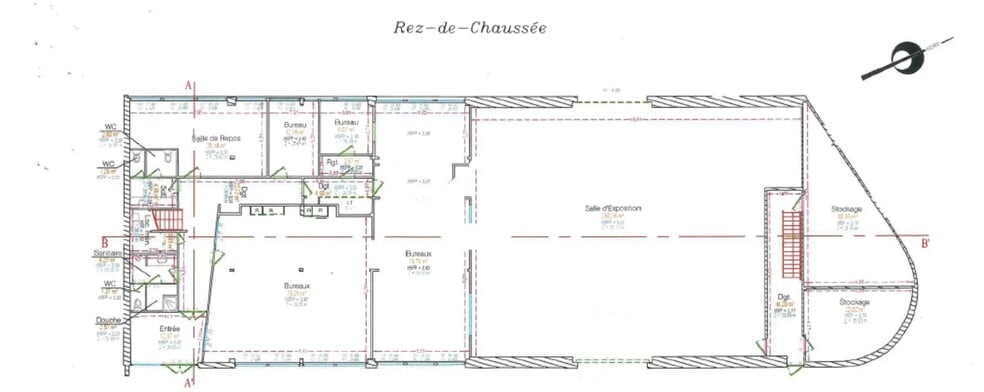 Local d’activités dans Bouguenais à louer - Plan d’étage – Image 2 sur 3
