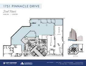 1751 Pinnacle Dr, McLean, VA à louer Plan d’étage– Image 1 sur 1