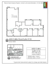 4202 Collins Rd, Lansing, MI à louer Plan d’étage– Image 1 sur 1