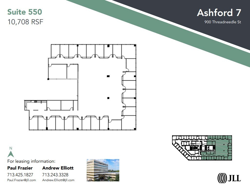 14701 St. Marys Ln, Houston, TX à louer Plan d’étage– Image 1 sur 1