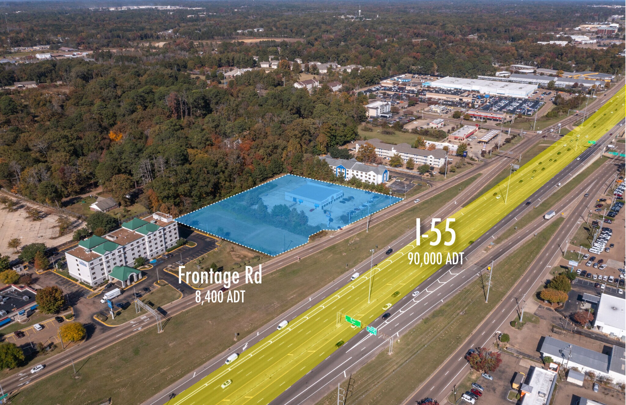5719 I-55 S Frontage Rd, Jackson, MS à vendre Photo principale– Image 1 sur 8