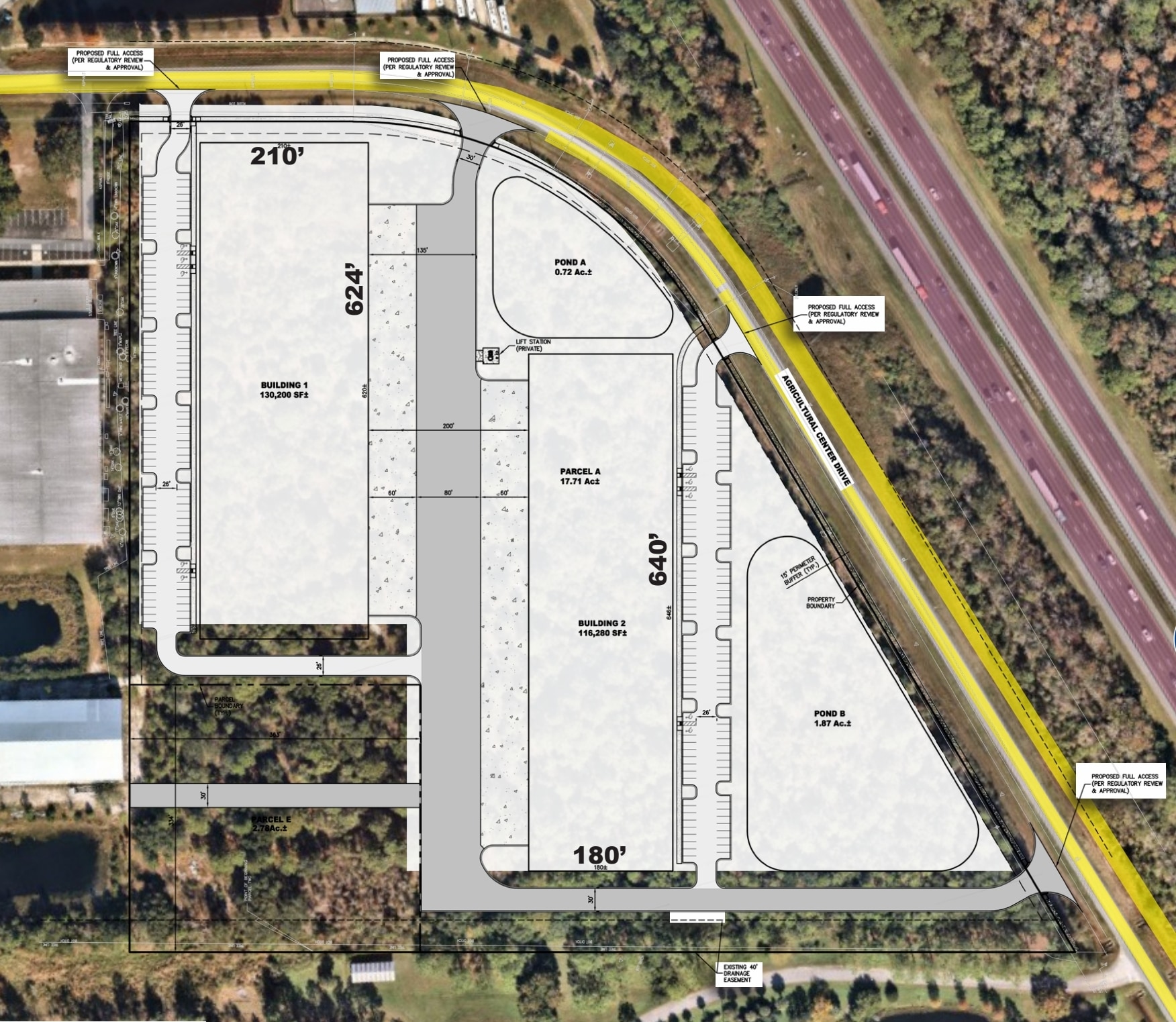 3285 Agricultural Center Dr, Saint Augustine, FL à louer Plan de site– Image 1 sur 4
