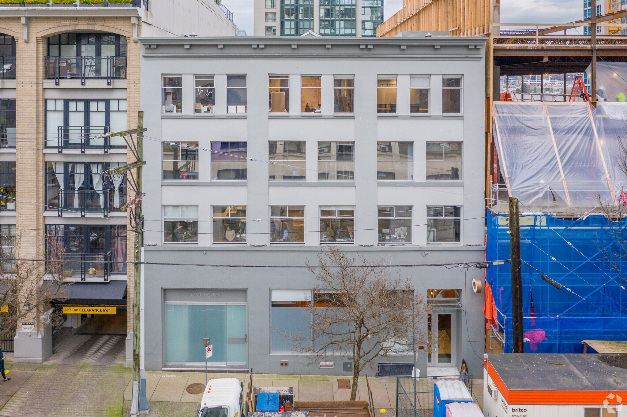 1286 Homer St, Vancouver, BC à louer Photo de l’immeuble– Image 1 sur 6