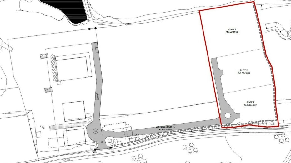 Deans Copse Road, Theale à louer - Plan de site – Image 2 sur 2