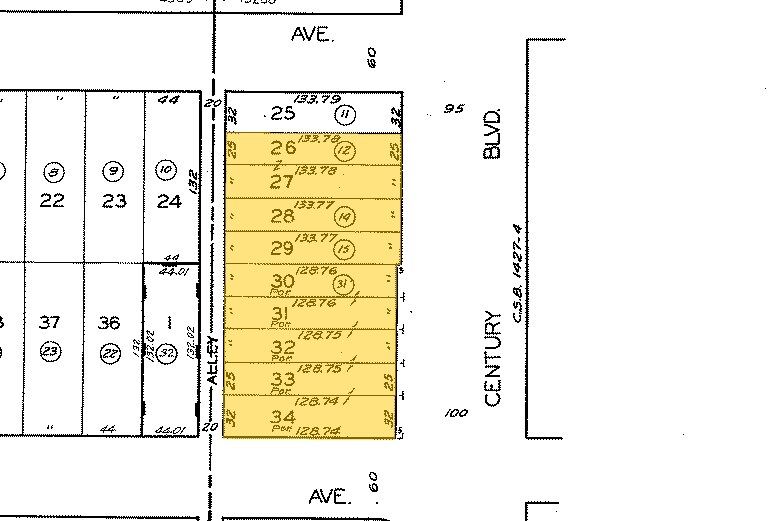 4747 W Century Blvd, Inglewood, CA à louer - Plan cadastral – Image 2 sur 34