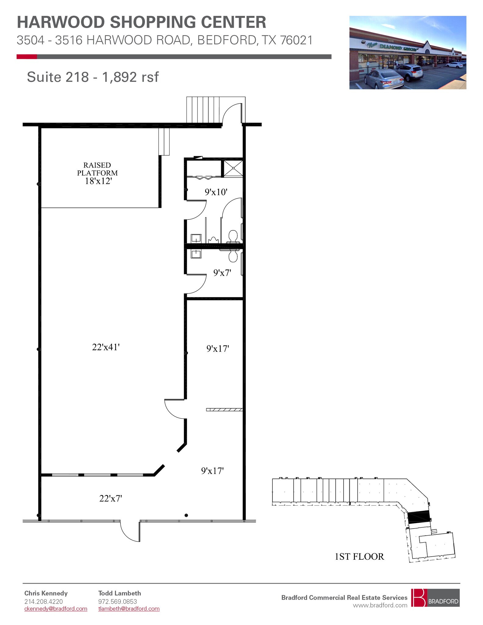 3504-3508 Harwood Rd, Bedford, TX à louer Photo intérieure– Image 1 sur 1