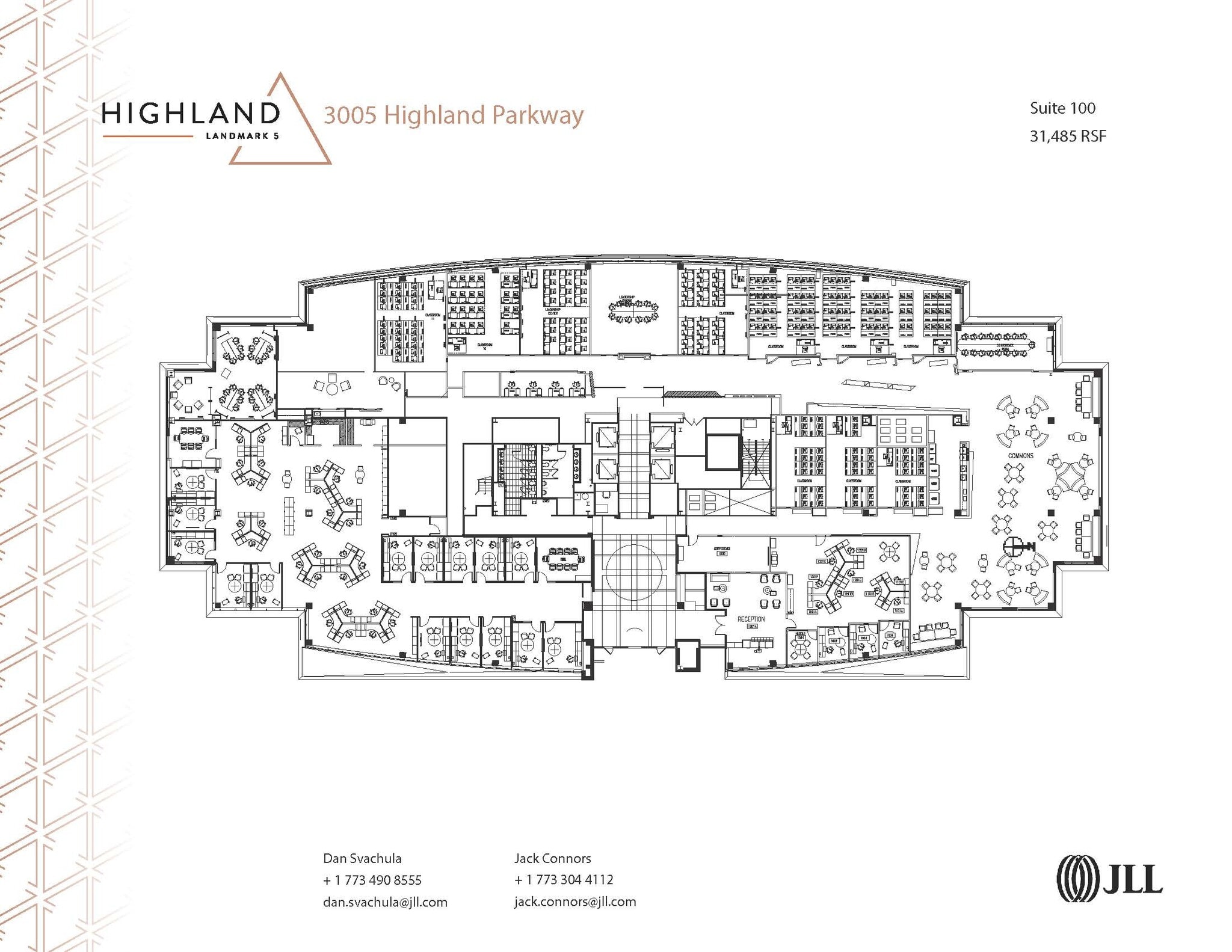 3005 Highland Pky, Downers Grove, IL à louer Plan d’étage– Image 1 sur 1