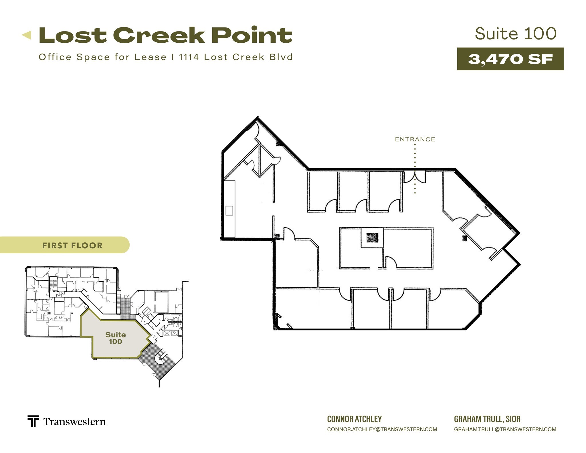1114 Lost Creek Blvd, Austin, TX à louer Plan de site– Image 1 sur 1