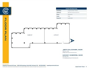 825 NE Multnomah St, Portland, OR à louer Plan d’étage– Image 1 sur 1
