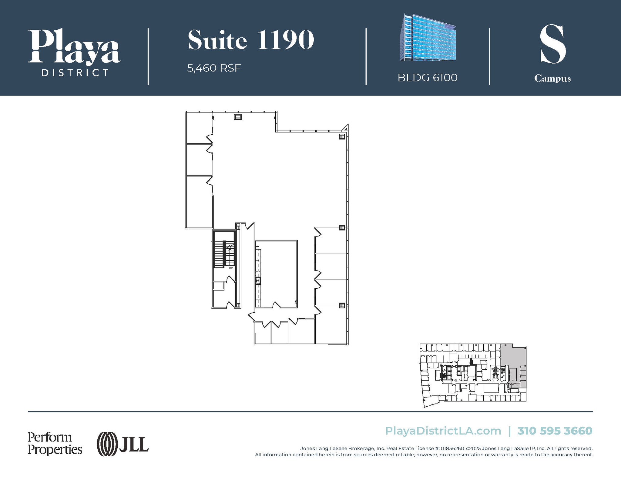 6100 Center Dr, Los Angeles, CA à louer Plan d’étage– Image 1 sur 1