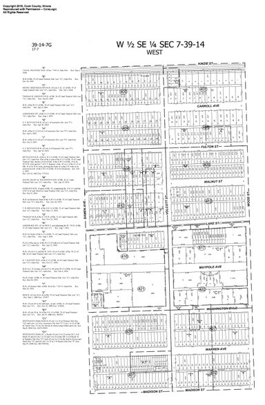 1640 W Carroll Ave, Chicago, IL à louer - Plan cadastral – Image 2 sur 14