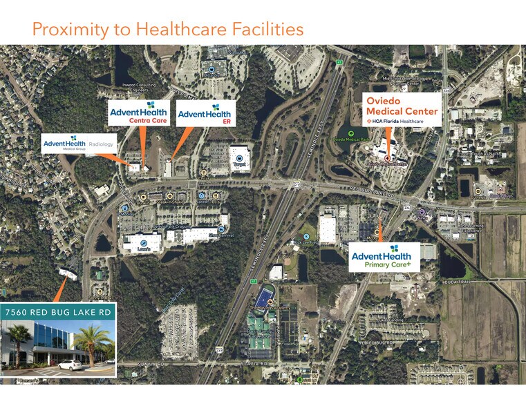 7560 Red Bug Lake Rd, Oviedo, FL à vendre - Aérien – Image 1 sur 24