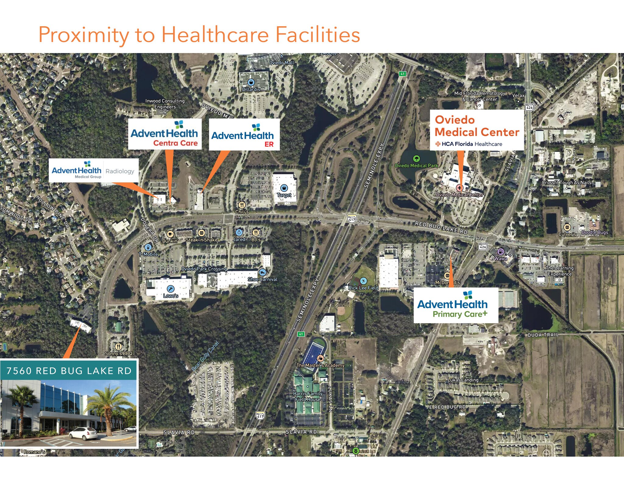 7560 Red Bug Lake Rd, Oviedo, FL à vendre Aérien– Image 1 sur 25