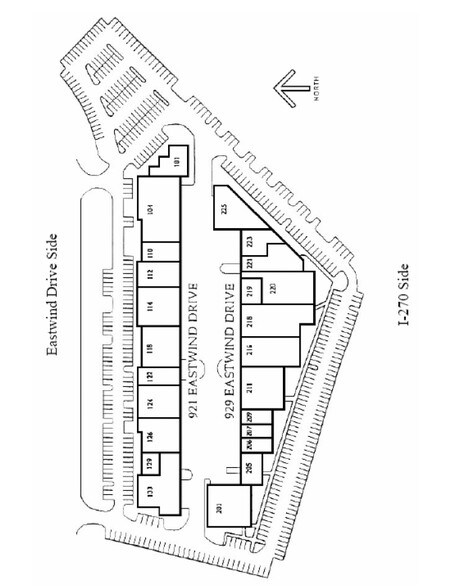 929 Eastwind Dr, Westerville, OH à louer - Plan de site – Image 3 sur 4