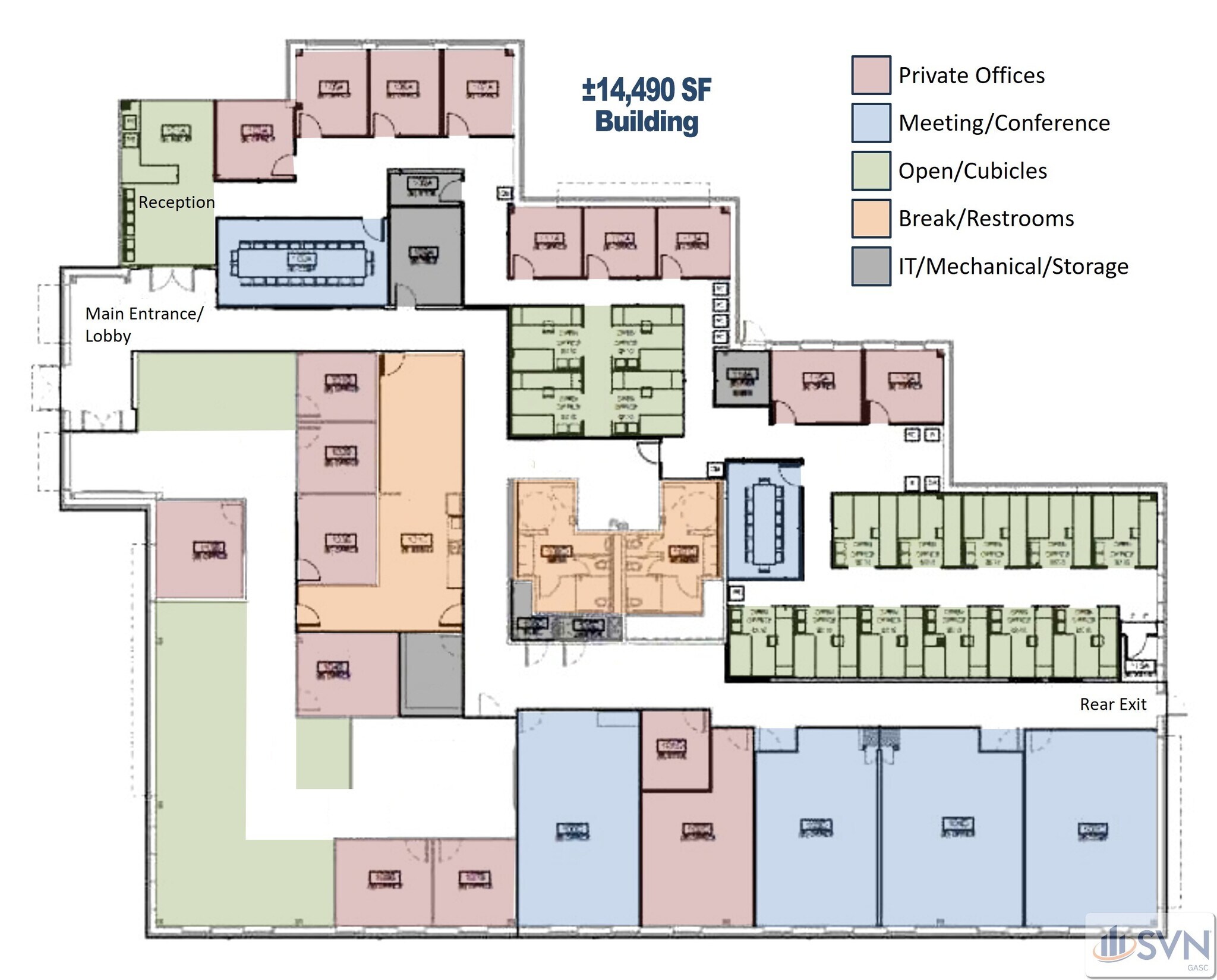 20 Martin Ct, Savannah, GA à louer Plan d’étage– Image 1 sur 16