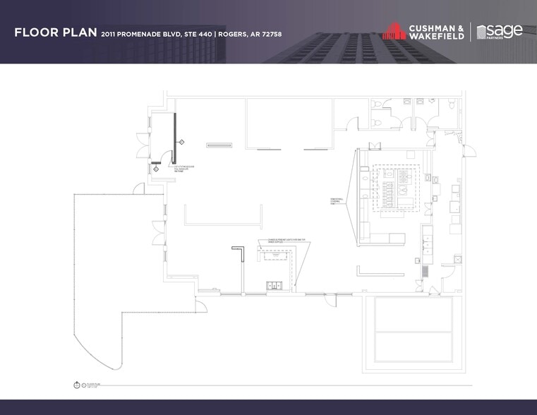 2011 Promenade Blvd, Rogers, AR à louer - Plan d’étage – Image 2 sur 2