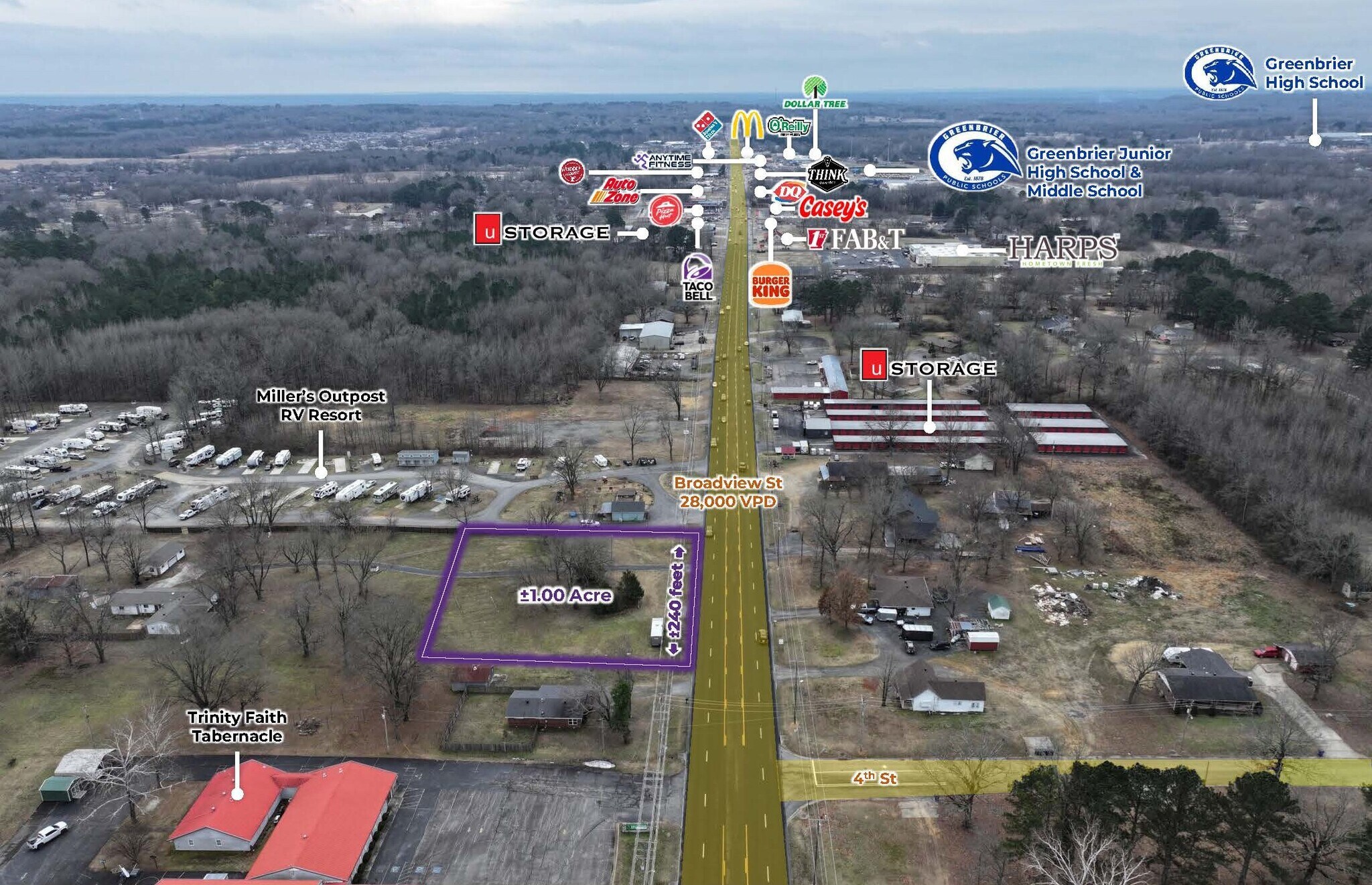 50 N Broadview St, Greenbrier, AR à vendre Photo principale– Image 1 sur 16