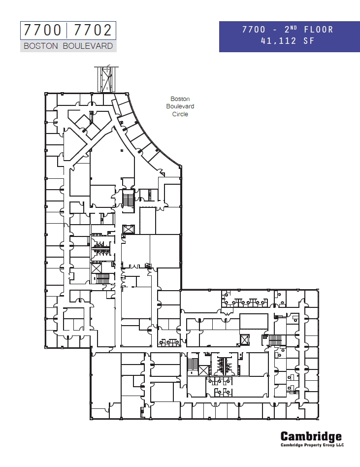 7375 Boston Blvd, Springfield, VA à louer Plan d’étage– Image 1 sur 1