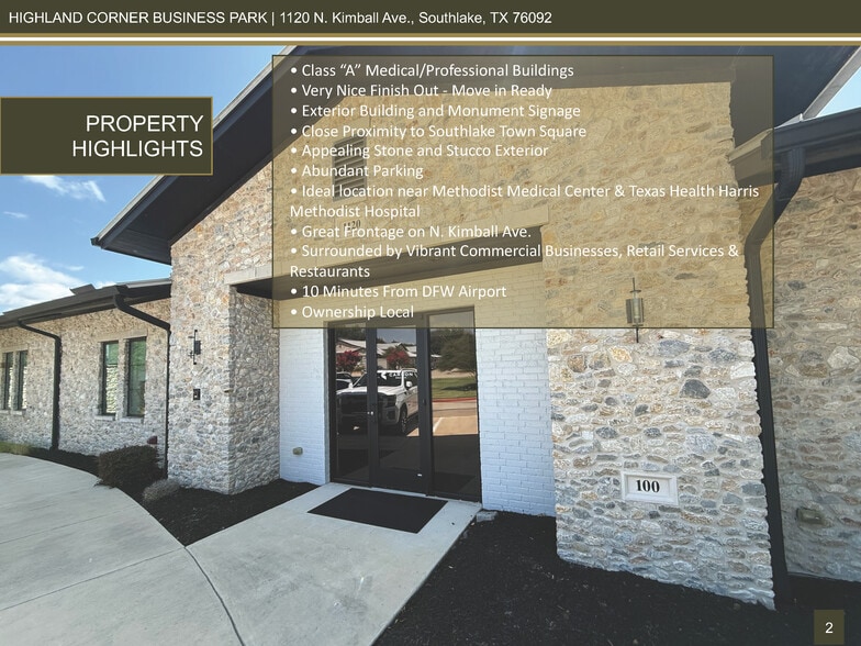 1120 N Kimball Ave, Southlake, TX à louer - Photo de l’immeuble – Image 2 sur 26