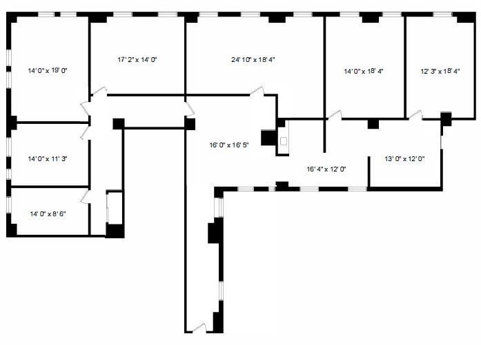 401 S LaSalle St, Chicago, IL à louer Plan d’étage– Image 1 sur 1