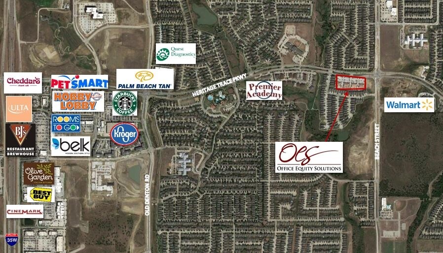 4312 Heritage Trace Pky, Fort Worth, TX à vendre - Aérien – Image 3 sur 3