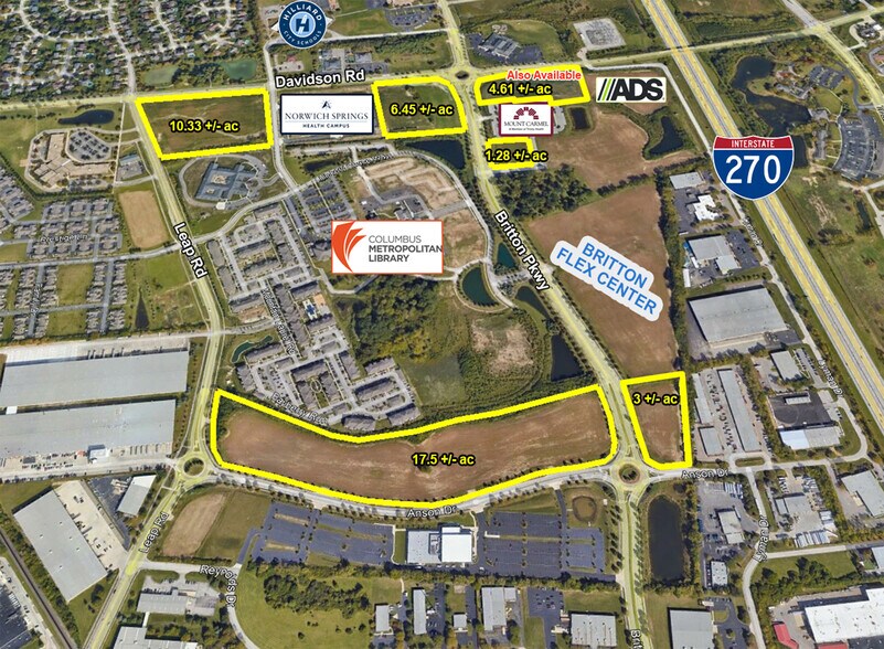 4674 Britton Pky, Hilliard, OH à vendre - Aérien – Image 2 sur 4
