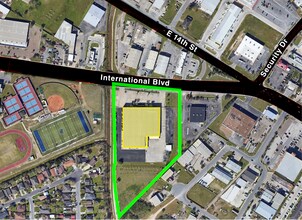 3734 International Blvd, Brownsville, TX - Vue aérienne  vue de carte