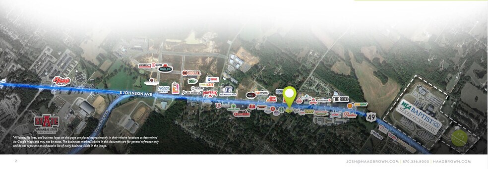 1722 Airport Rd, Jonesboro, AR à vendre - Aérien – Image 3 sur 7