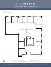 11555 Heron Bay Blvd, Coral Springs, FL à louer Plan d’étage– Image 1 sur 1