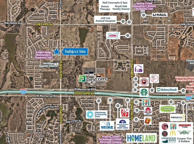 N Council Rd, Oklahoma City, OK à vendre - Aérien – Image 2 sur 4