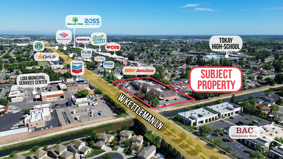 1420 W Kettleman Ln, Lodi, CA à louer - Aérien – Image 3 sur 17