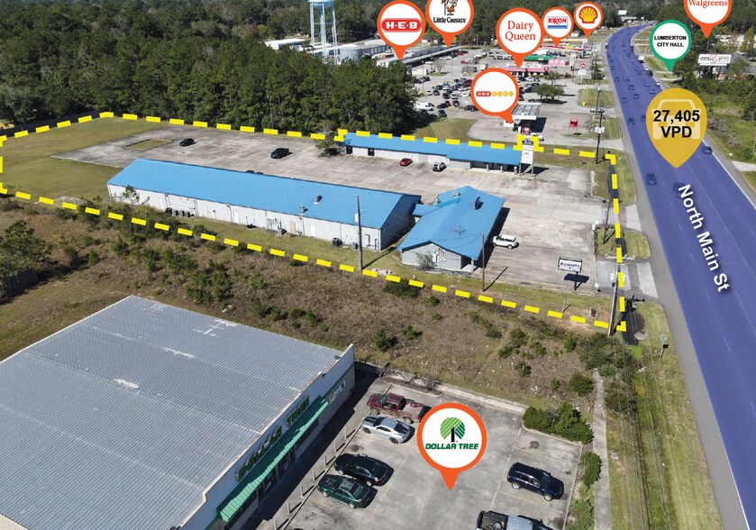 727-801 N Main St, Lumberton, TX à louer - Aérien – Image 2 sur 5