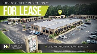Plus de détails pour 2520 Alexander Dr, Jonesboro, AR - Bureau/Médical à louer