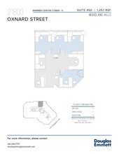 21800 Oxnard St, Woodland Hills, CA à louer Plan d’étage– Image 1 sur 1