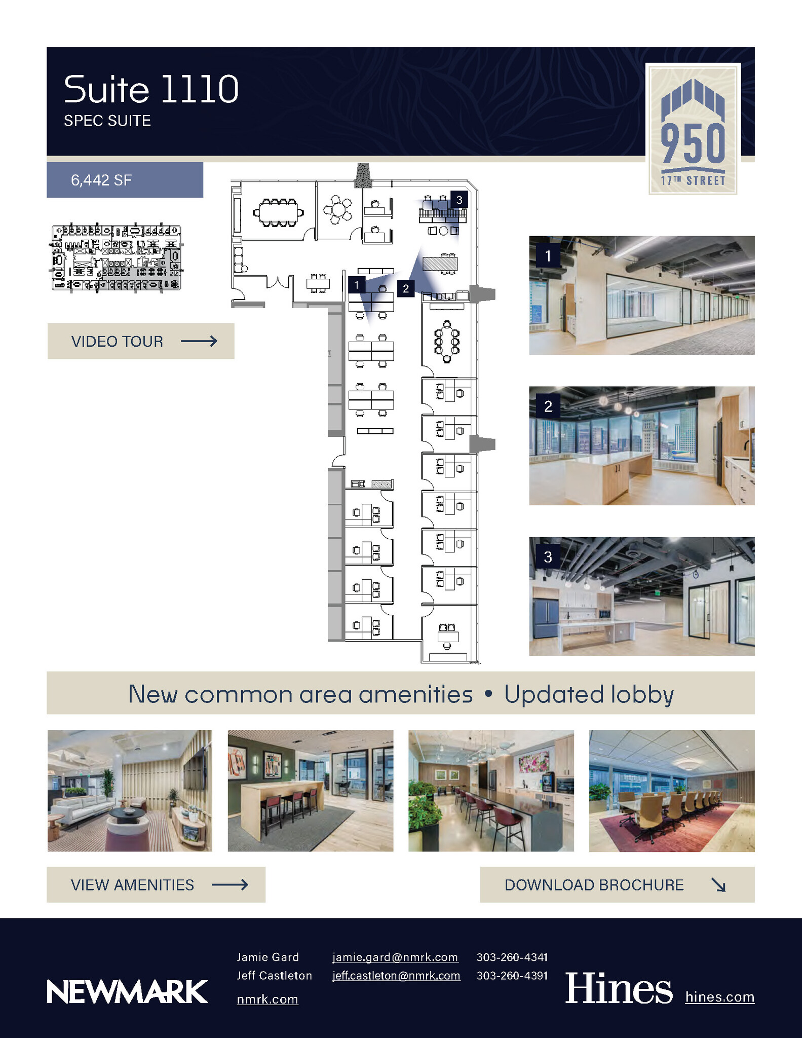 950 17th St, Denver, CO à louer Plan d’étage– Image 1 sur 1
