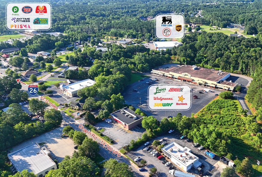1419 Chapin Rd, Chapin, SC à louer - Plan de site – Image 3 sur 4