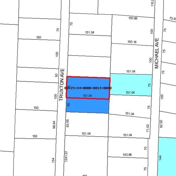 107 Truxton Ave, Fort Walton Beach, FL à louer - Plan cadastral – Image 3 sur 3