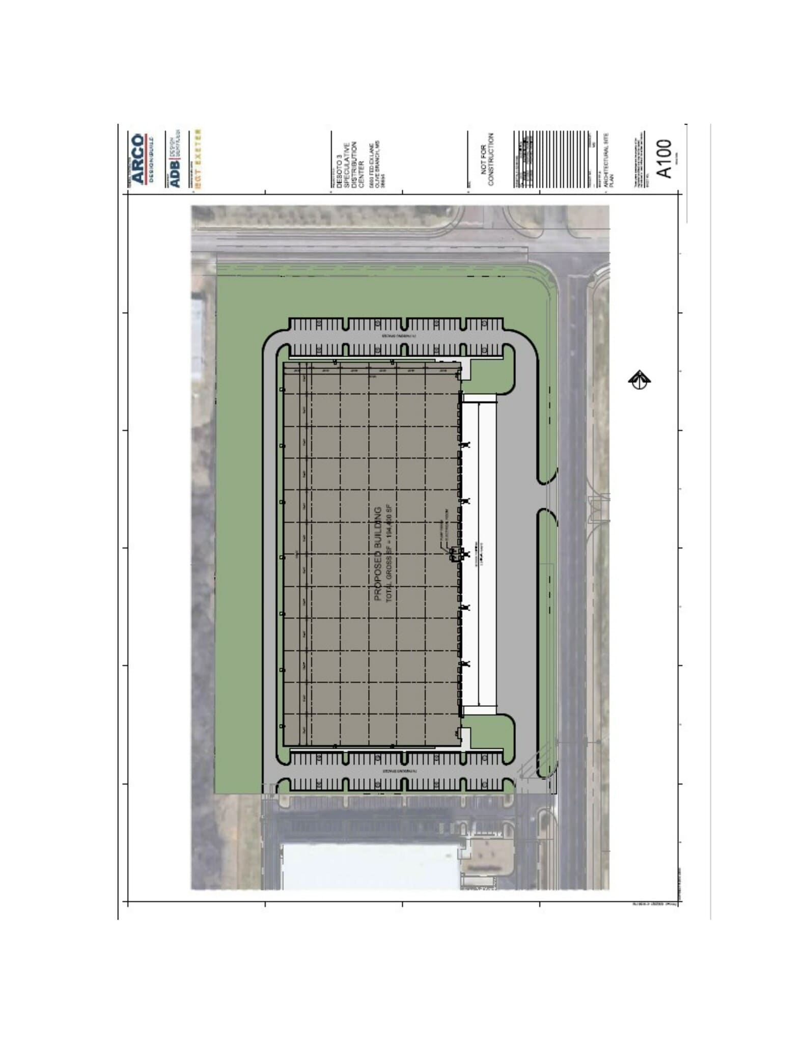 5899 FedEx Ln, Olive Branch, MS à louer Plan de site– Image 1 sur 1