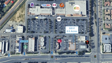 6701-6797 N Milburn Ave, Fresno, CA à louer Aérien– Image 1 sur 1