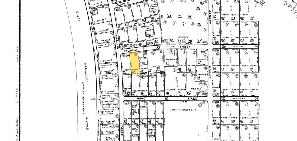 73-5568 Kauhola St, Kailua Kona, HI à louer - Plan cadastral – Image 3 sur 3