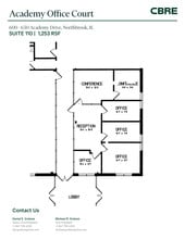 600-650 Academy Dr, Northbrook, IL à louer Plan d’étage– Image 1 sur 1