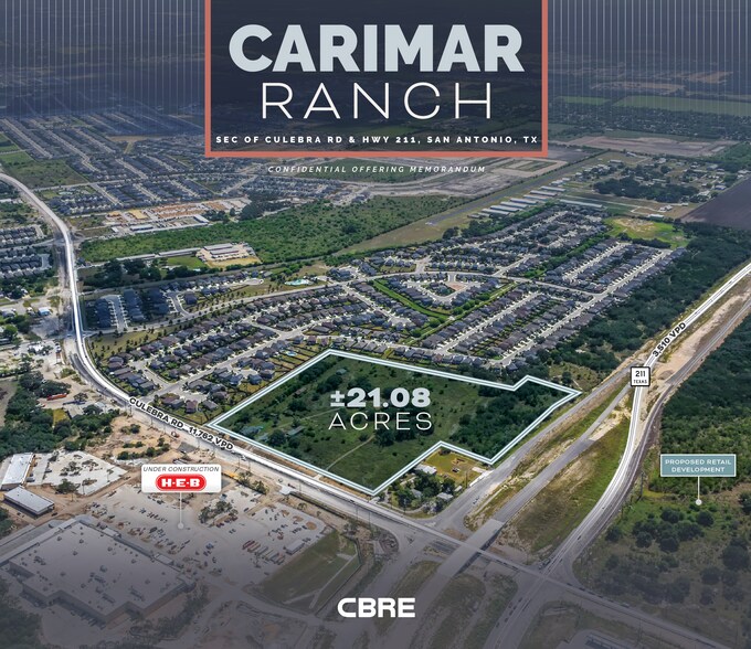 SEC of Culebra Rd & 211 hwy, San Antonio, TX à vendre - Photo principale – Image 1 sur 4