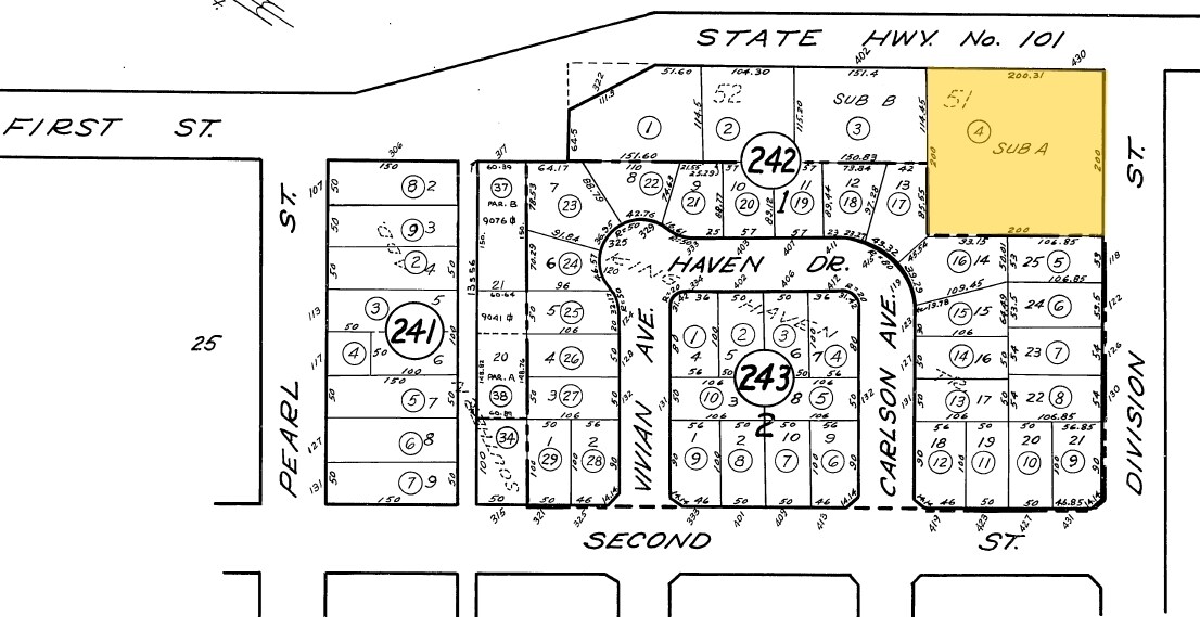 430 S 1st St, King City, CA à vendre Plan cadastral– Image 1 sur 2
