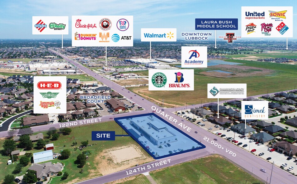 12210 Quaker Ave, Lubbock, TX à vendre - Photo de l’immeuble – Image 2 sur 4