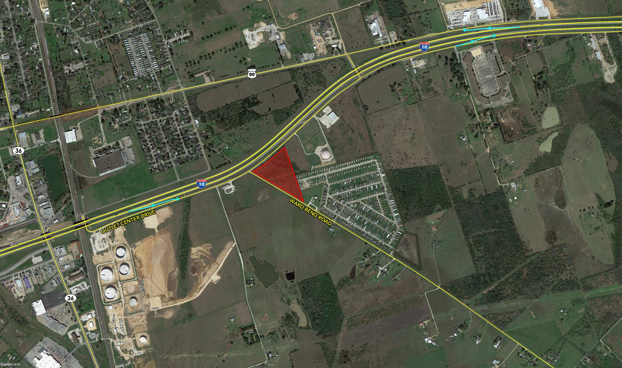 I-10 & Ward Bend Rd, Sealy, TX à vendre Photo principale– Image 1 sur 4