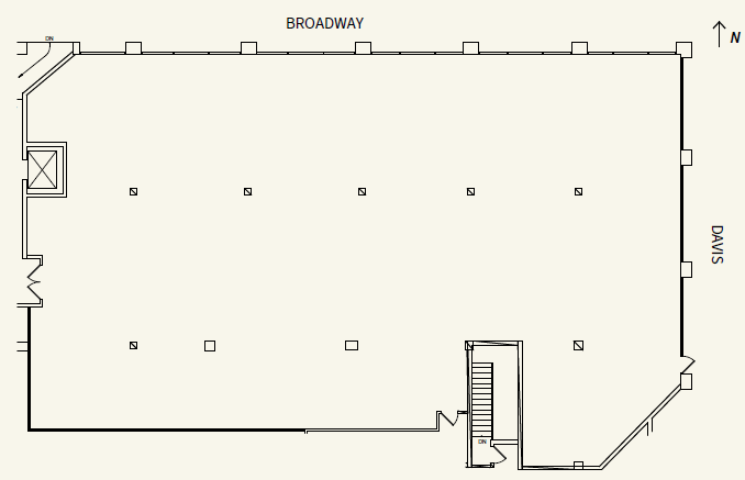 560 Davis St, San Francisco, CA à louer Plan d’étage– Image 1 sur 1